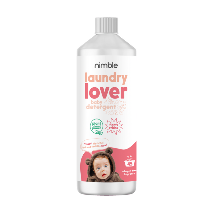 Nimble babies Laundry Lover Baby Detergent gentle washing liquid made for sensitive skin baby