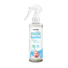 Load image into Gallery viewer, Nimble milk buster baby bottle cleaner patented formula plant based cleaner for feeding accessories no harsh chemical plant based vegan fight milk stains works on teats pumps and bottles
