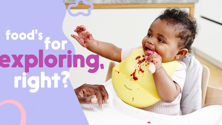 Why making a mess during weaning is good, in partnership with Mamamade